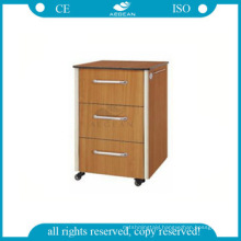 AG-BC016 ABS Engineering plastic hospital cheap bedside cabinet